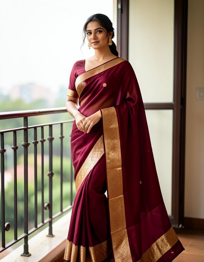 Gulab Zari Saree